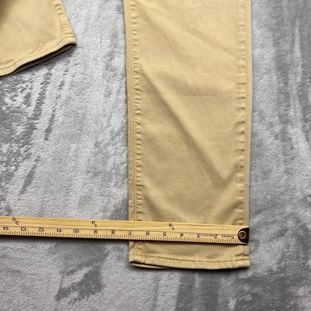 Mavi Jeans Marcus Khaki Tan Straight Leg Pants Mens 34 Fits 33"‎ Preppy Grunge - Picture 4 of 8